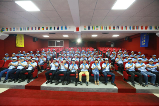 Staff training in YangFan Mold company