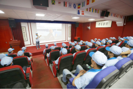 Staff training in YangFan Mold company