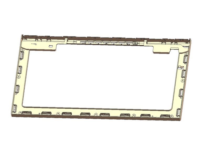 High Precision Middle Frame 24 Inch Normal Size Plastic Molded Part By Moldmaker