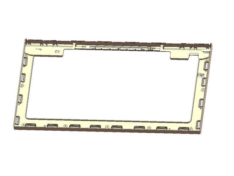 Middle Size 29 Inch Monitor Front Cover Plastic Injection Part Produced By Injection Mold