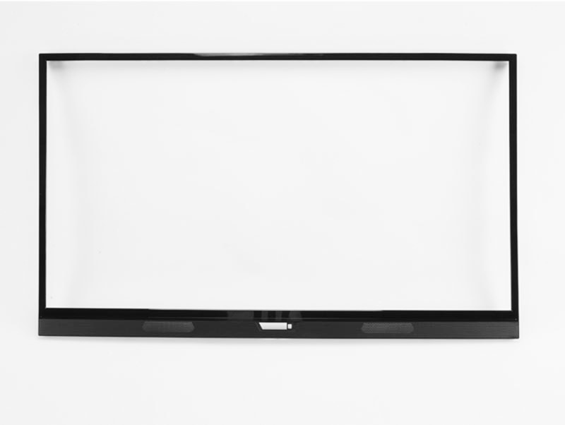 PC ABS Precision Molded Plastic Part 49 Inch Front Cover TV Set
