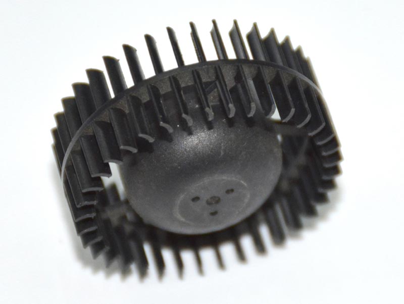 Self Tooling Plastic Molded Gear With Long Mold Life